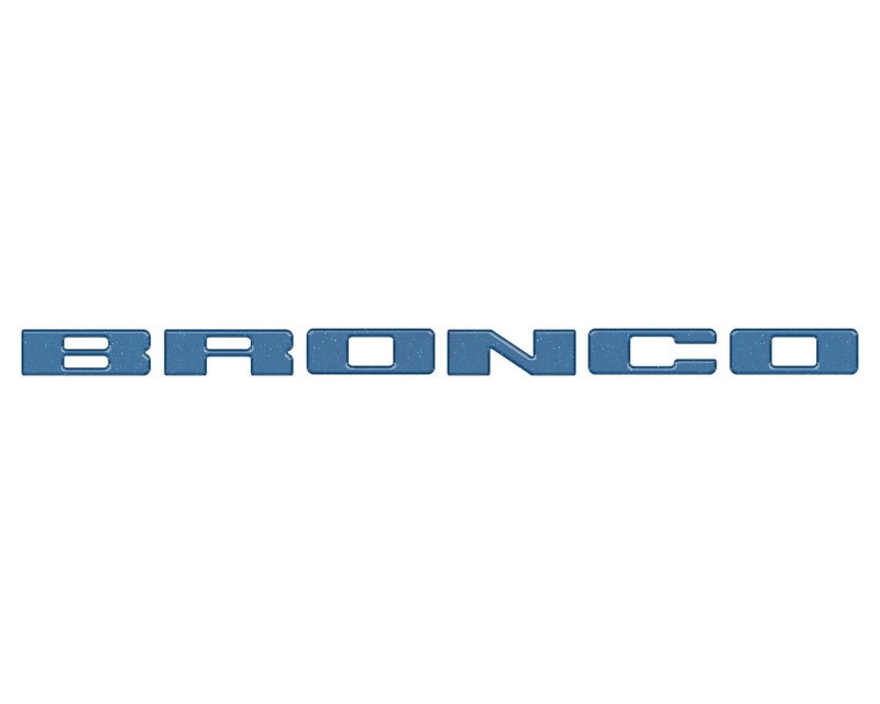 Front Grille Letters Overlays - 2021+ Bronco Sport