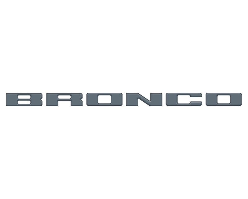 Front Grille Letters Overlays - 2021+ Bronco Sport