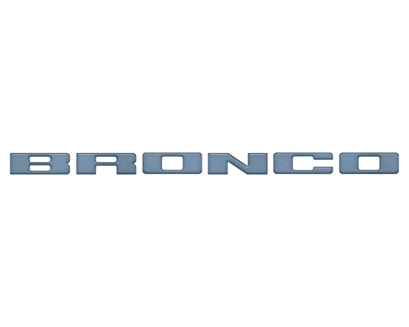 Front Grille Letters Overlays - 2021+ Bronco Sport