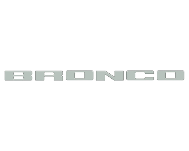 Front Grille Letters Overlays - 2021+ Bronco Sport