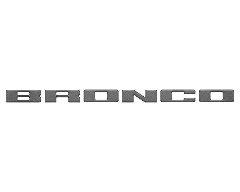 Front Grille Letters Overlays - 2021+ Bronco Sport