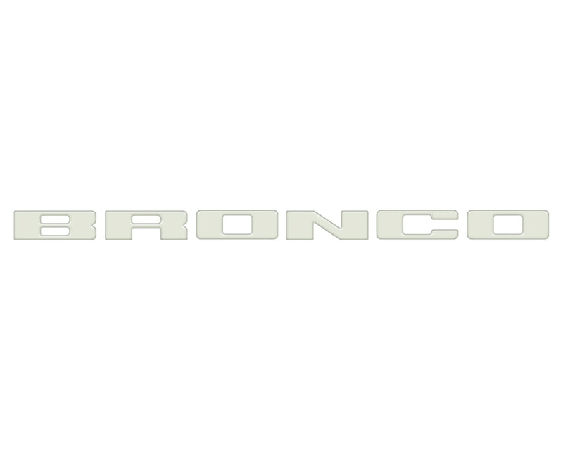 Front Grille Letters Overlays - 2021+ Bronco Sport