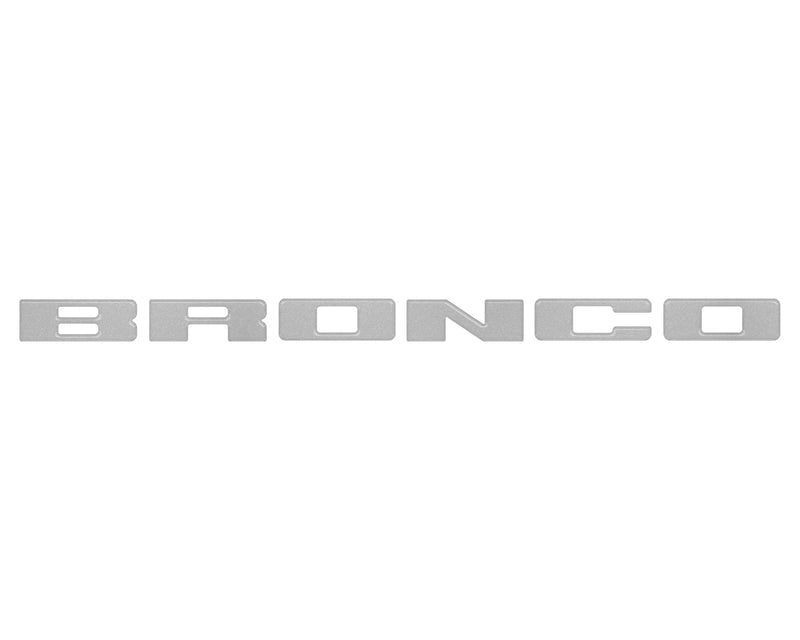 Front Grille Letters Overlays - 2021+ Bronco Sport
