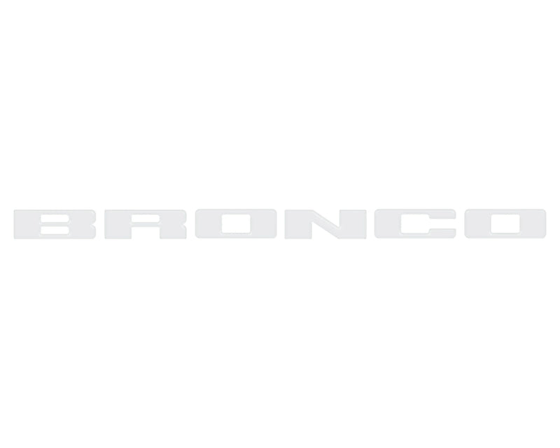 Front Grille Letters Overlays - 2021+ Bronco Sport
