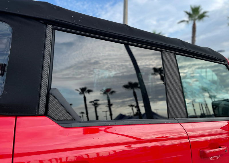 Domed Door Pillar Overlays -  2021+ Bronco