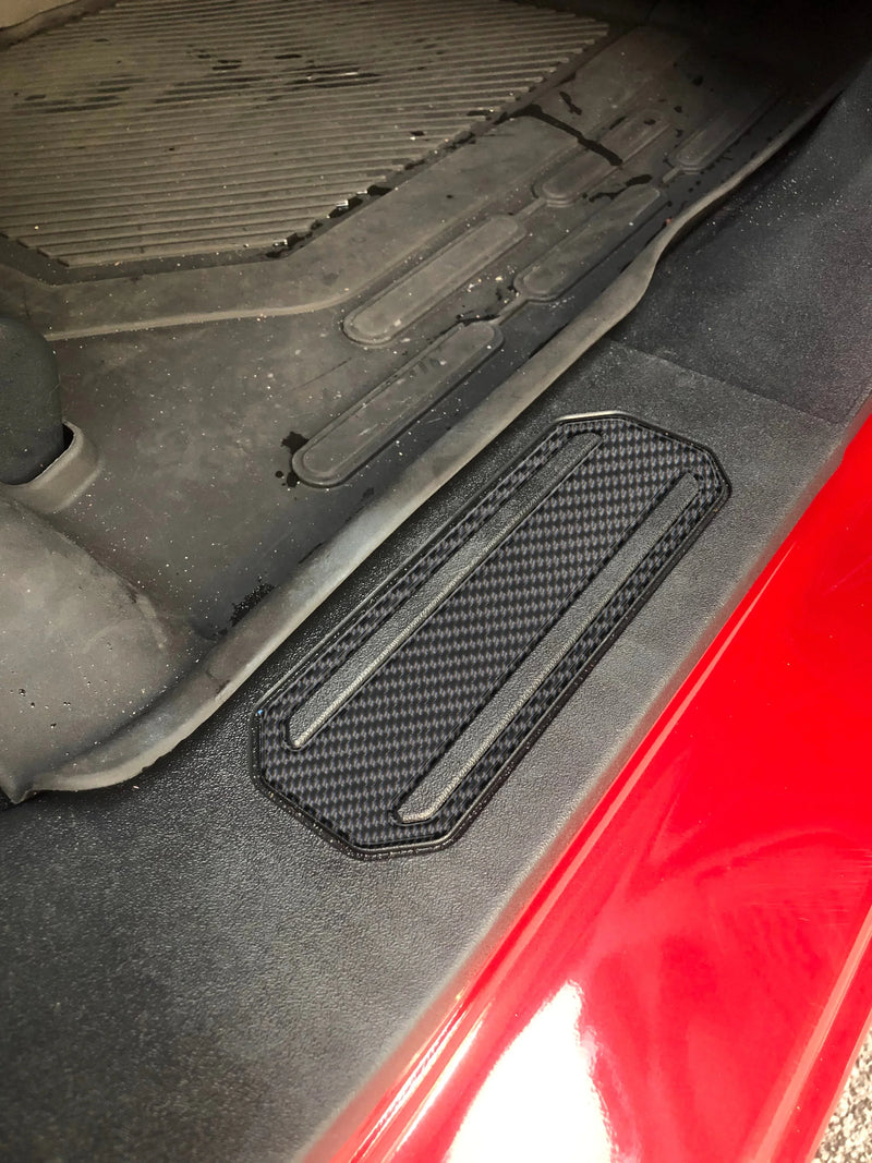 Domed Door Sill Plate Overlays - 2021+ Bronco