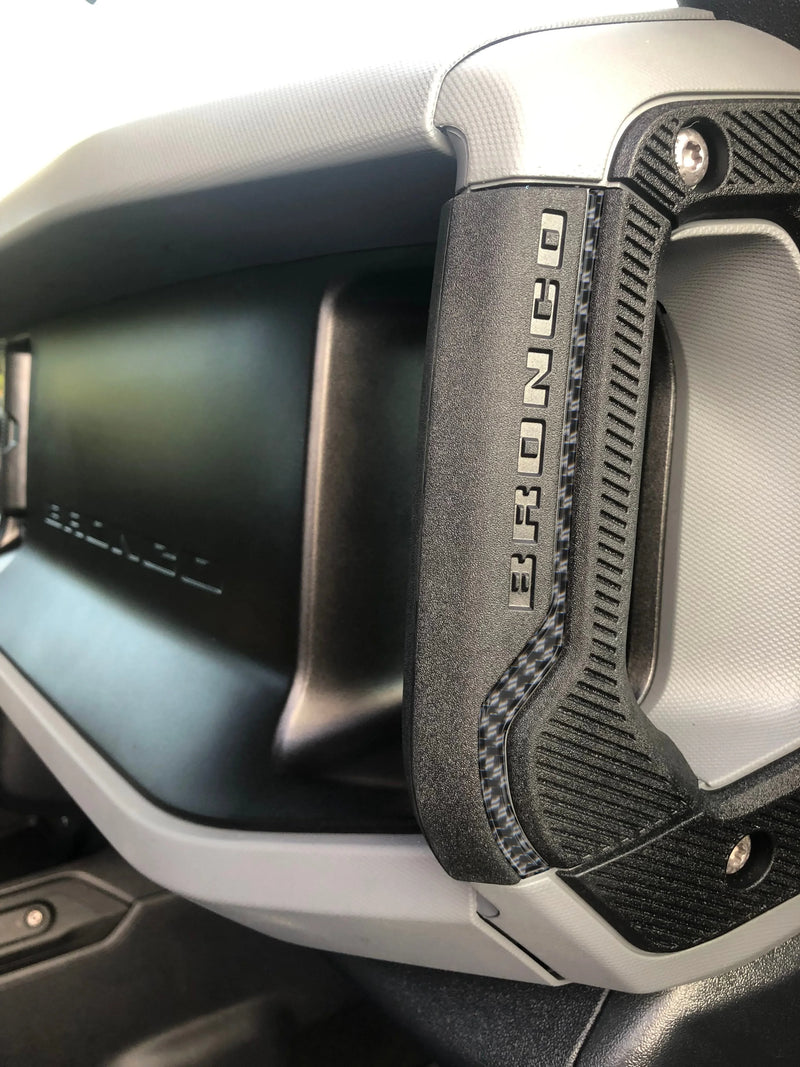 Domed Front Grab Rail Line Inserts - 2021+ Bronco