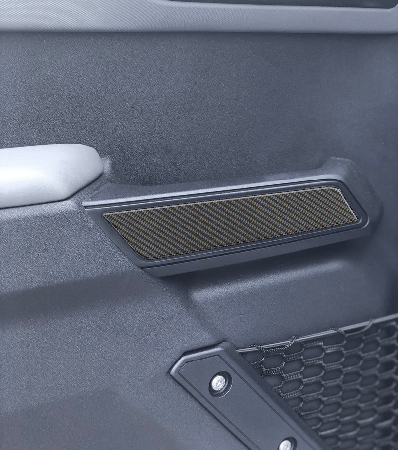 Domed Side Door Pull Handle Overlays - 2021+ Bronco