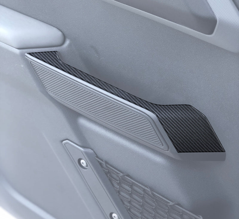 Domed Upper Door Pull Handle Accent Overlays - 2021+ Bronco