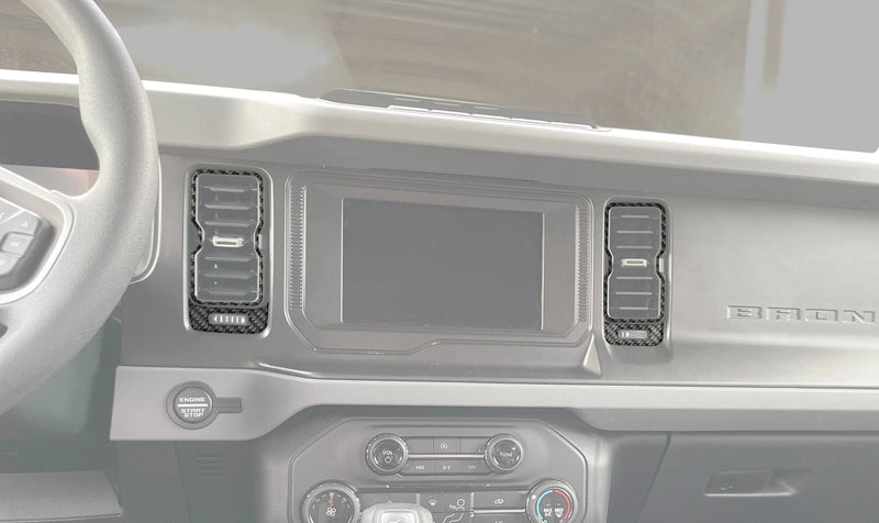 Domed AC Vent Accent Trim - 2021+ Bronco