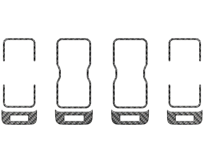 Domed AC Vent Accent Trim - 2021+ Bronco