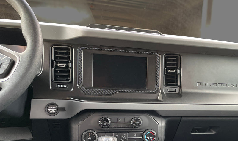 Domed 8 inch Display Screen Accent Overlay - 2021-2024 Bronco