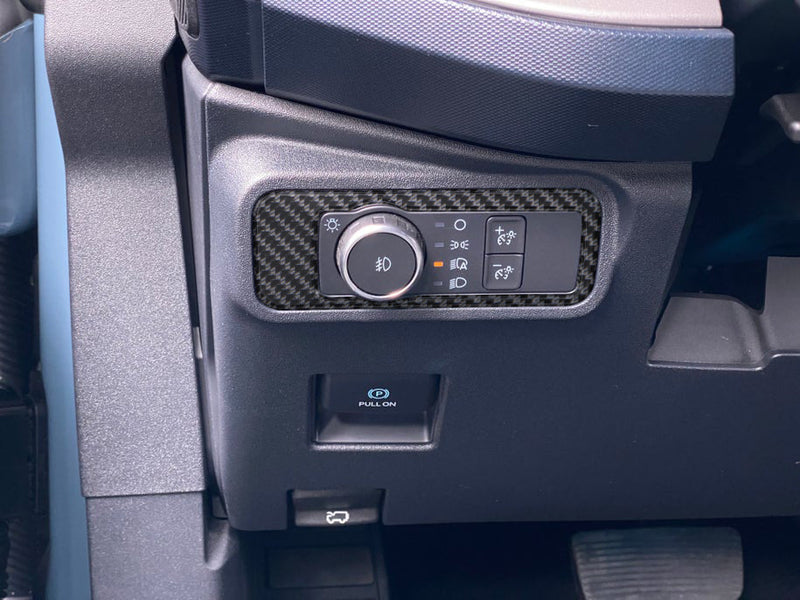 Domed Headlight Switch Accent Overlay - 2021+ Bronco