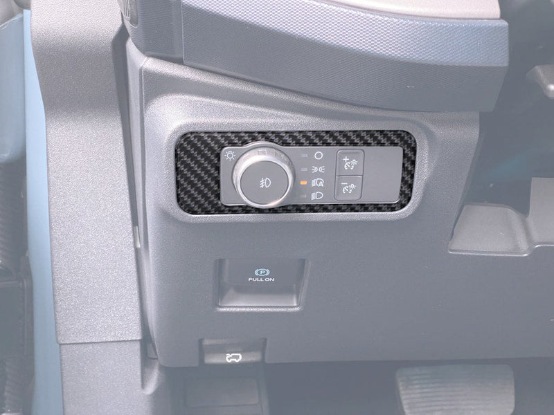 Domed Headlight Switch Accent Overlay - 2021+ Bronco