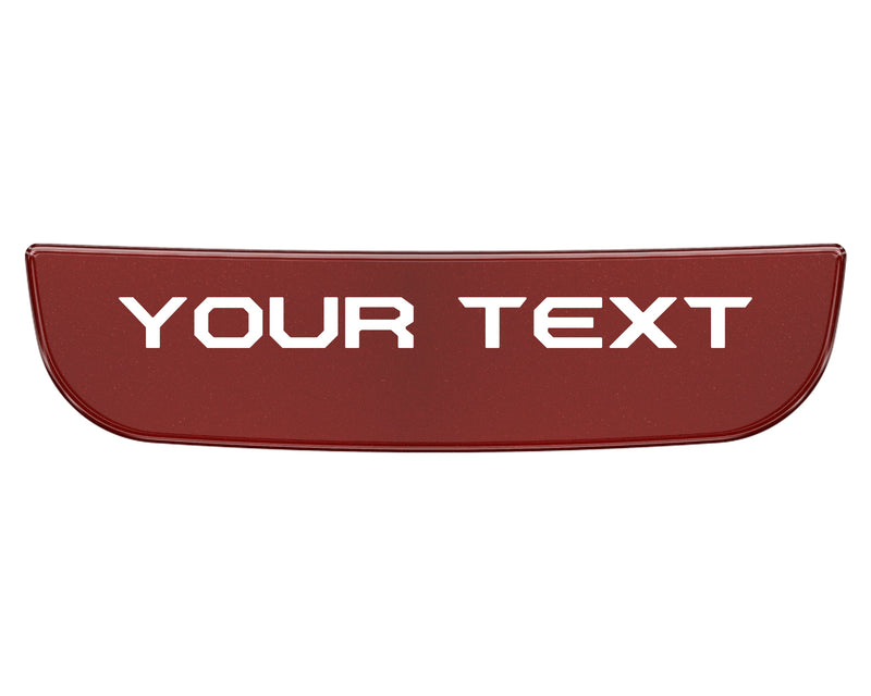 Domed Steering Wheel Accent Overlay - 2021+ Bronco