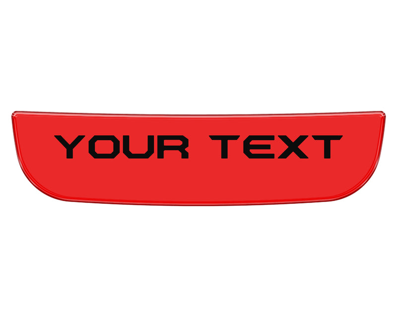 Domed Steering Wheel Accent Overlay - 2021+ Bronco