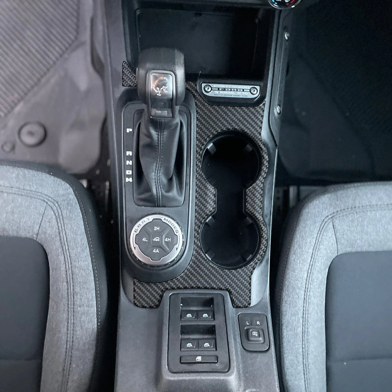 Domed Center Console Accent Trim Fits - 2021+ Bronco (Automatic)