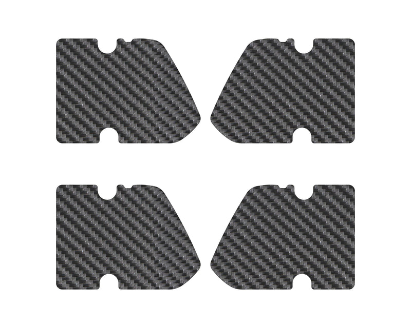 Domed Door Latch Inserts - 2021+ Bronco