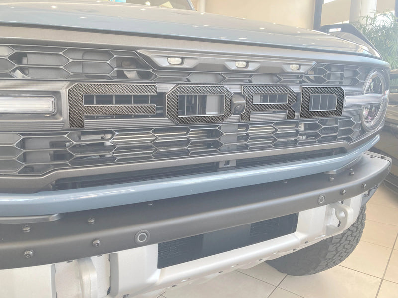 FORD Raptor Front Grill Letter Overlays - 2022+ Bronco Raptor