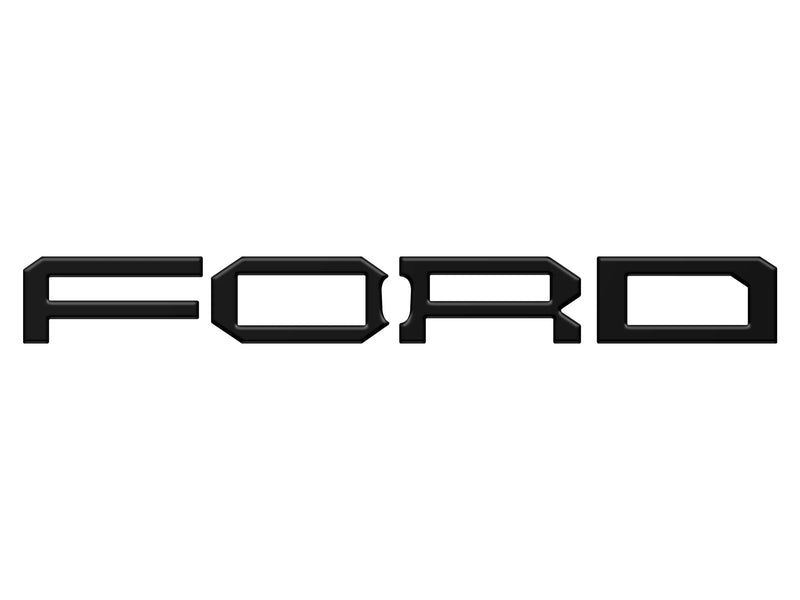 FORD Raptor Front Grill Letter Overlays - 2022+ Bronco Raptor