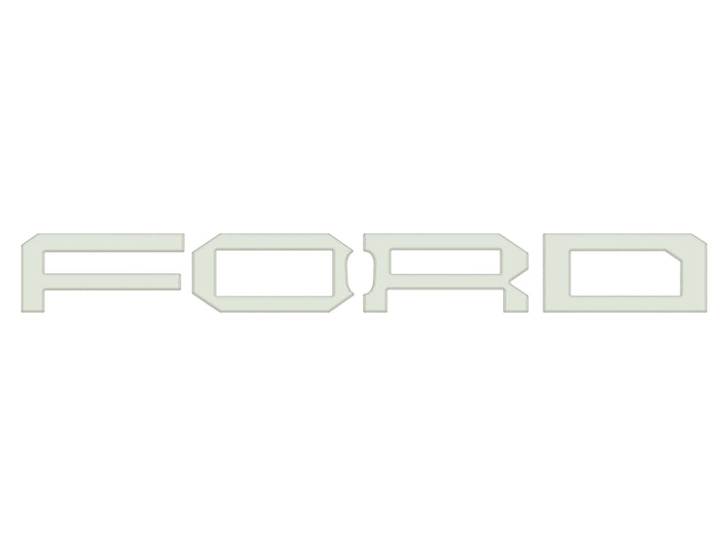 FORD Raptor Front Grill Letter Overlays - 2022+ Bronco Raptor