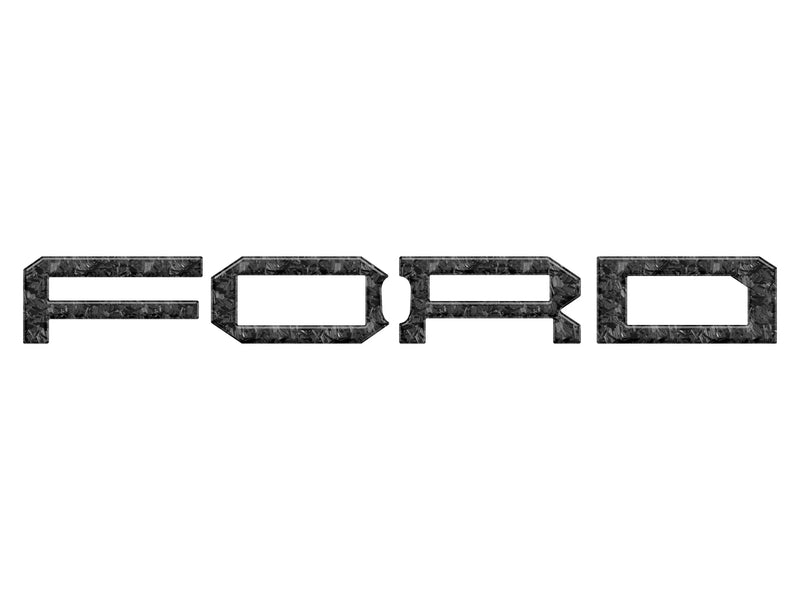 FORD Raptor Front Grill Letter Overlays - 2022+ Bronco Raptor