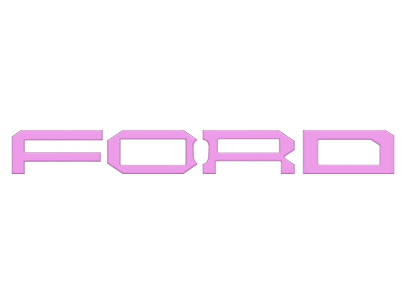 FORD Raptor Front Grill Letter Overlays - 2022+ Bronco Raptor