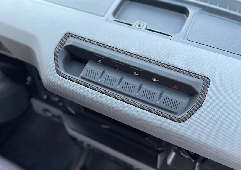 Domed Dash Top Switch Panel Accent Trim - 2021+ Bronco
