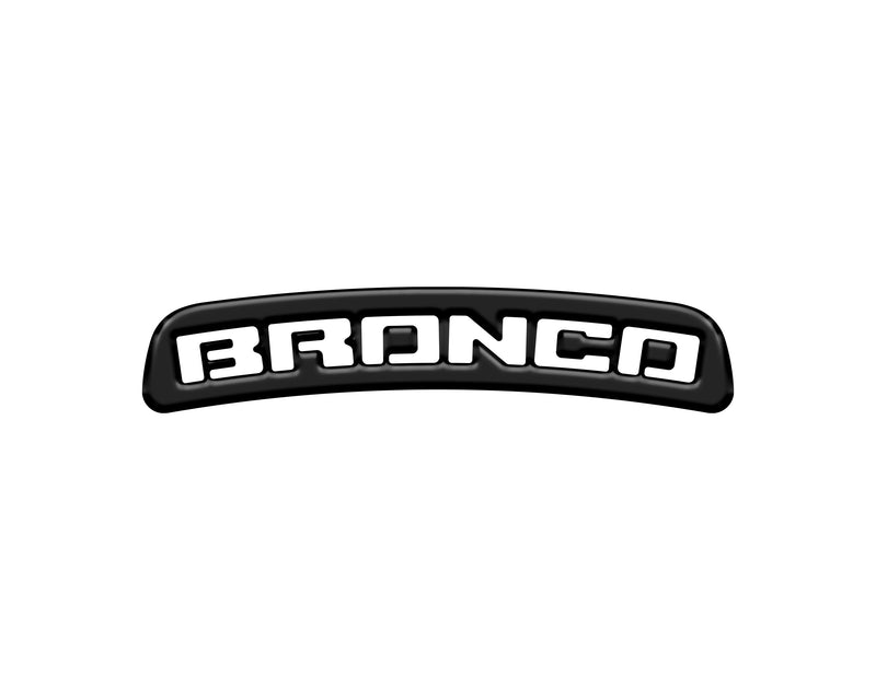 Domed Third Brake Light Overlay  2021+ Bronco (non Raptor)