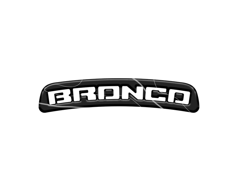 Domed Third Brake Light Overlay  2021+ Bronco (non Raptor)
