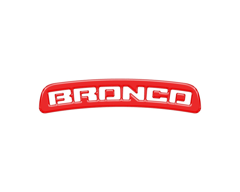 Domed Third Brake Light Overlay  2021+ Bronco (non Raptor)