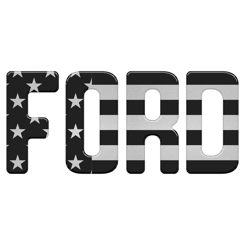 FORD or BRONCO Slideout Tailgate Letter Inserts - 2021+ Bronco