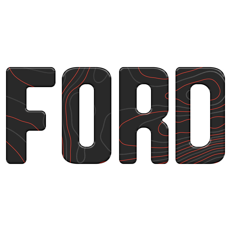 FORD or BRONCO Slideout Tailgate Letter Inserts - 2021+ Bronco