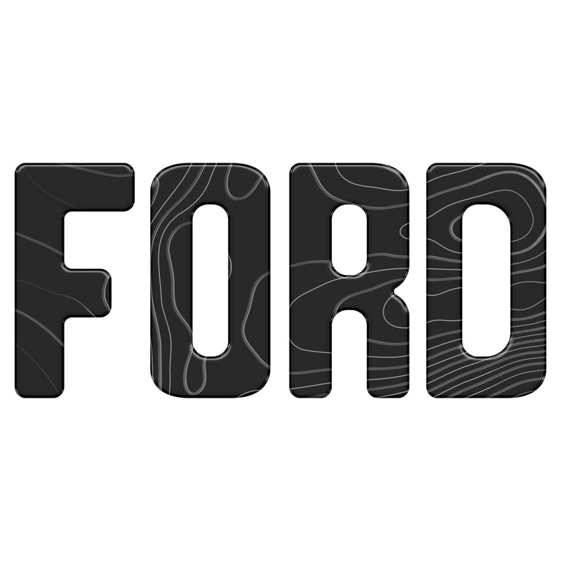 FORD or BRONCO Slideout Tailgate Letter Inserts - 2021+ Bronco