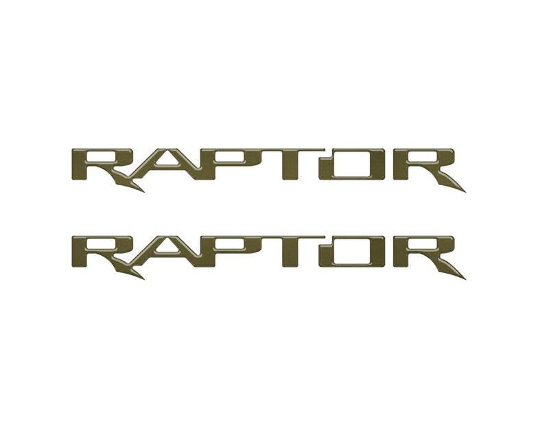 Domed Raptor Floor Mat Emblem Inserts - 2021+ Bronco Raptor