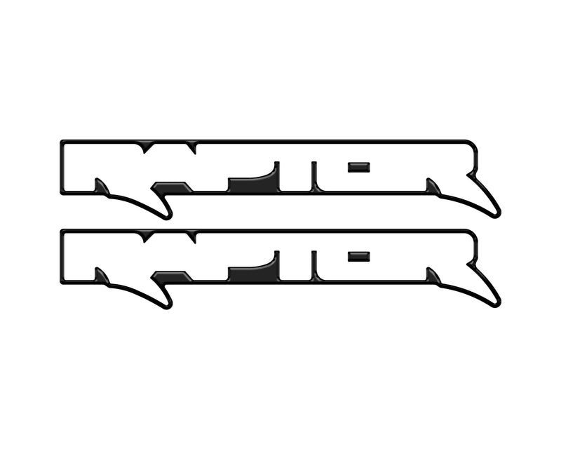 Domed Raptor Floor Mat Emblem Inserts - 2021+ Bronco Raptor