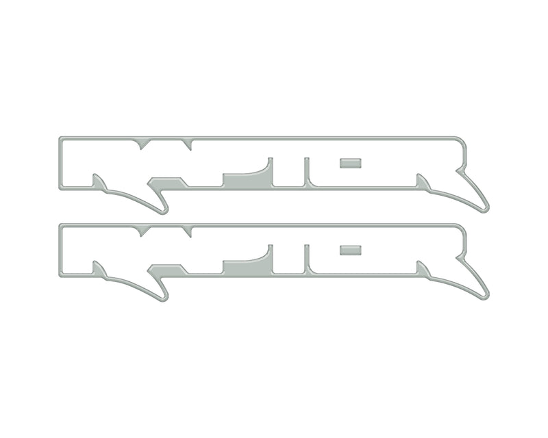 Domed Raptor Floor Mat Emblem Inserts - 2021+ Bronco Raptor