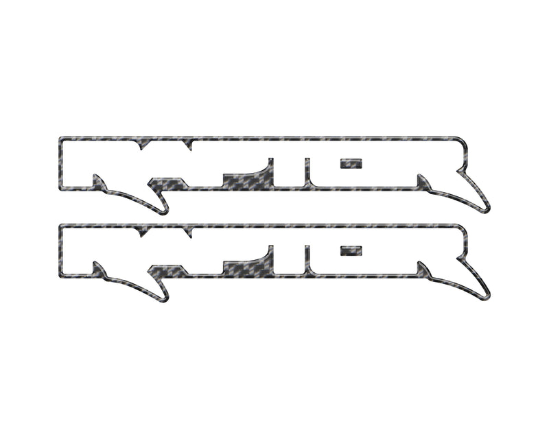 Domed Raptor Floor Mat Emblem Inserts - 2021+ Bronco Raptor