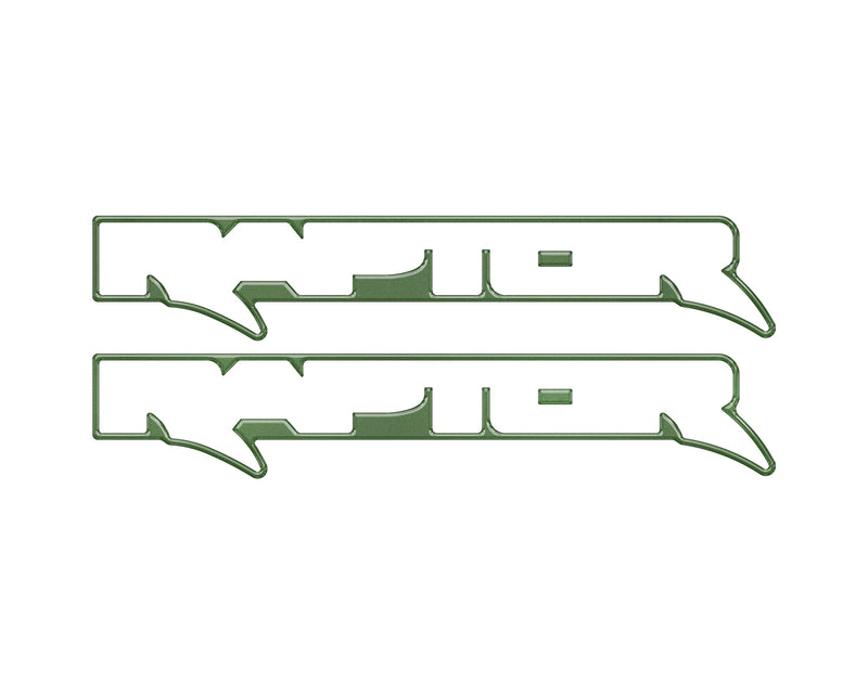 Domed Raptor Floor Mat Emblem Inserts - 2021+ Bronco Raptor