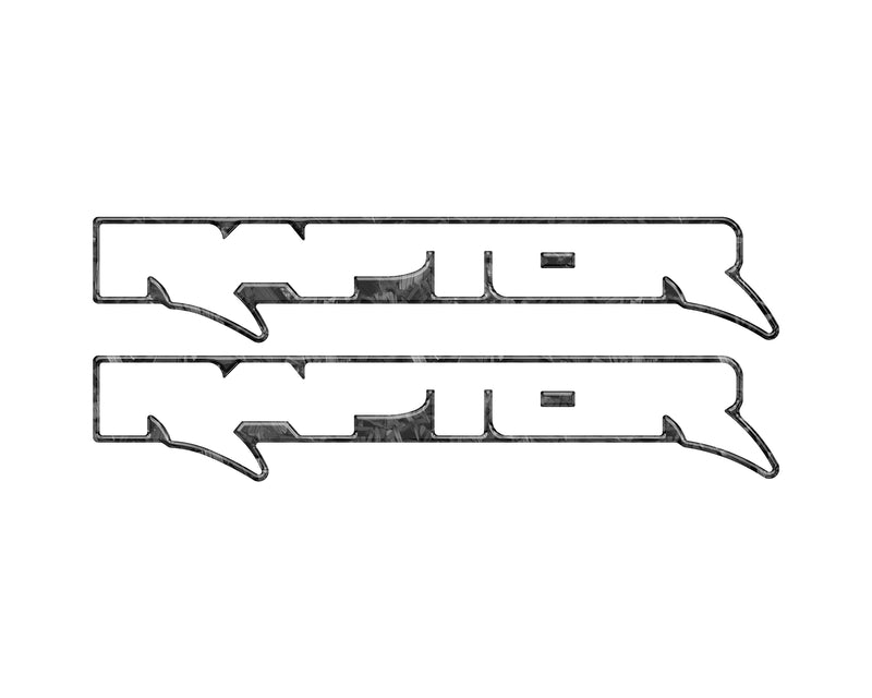 Domed Raptor Floor Mat Emblem Inserts - 2021+ Bronco Raptor