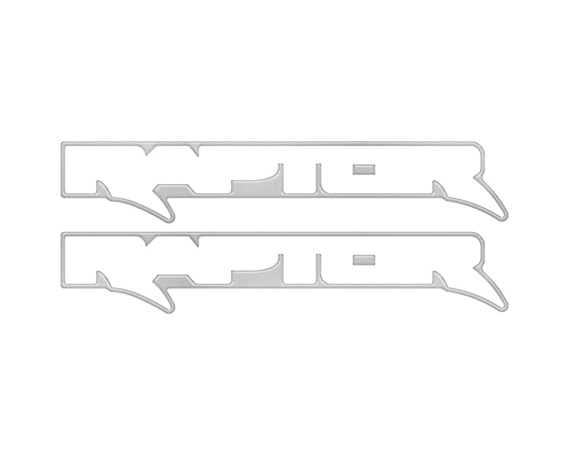 Domed Raptor Floor Mat Emblem Inserts - 2021+ Bronco Raptor