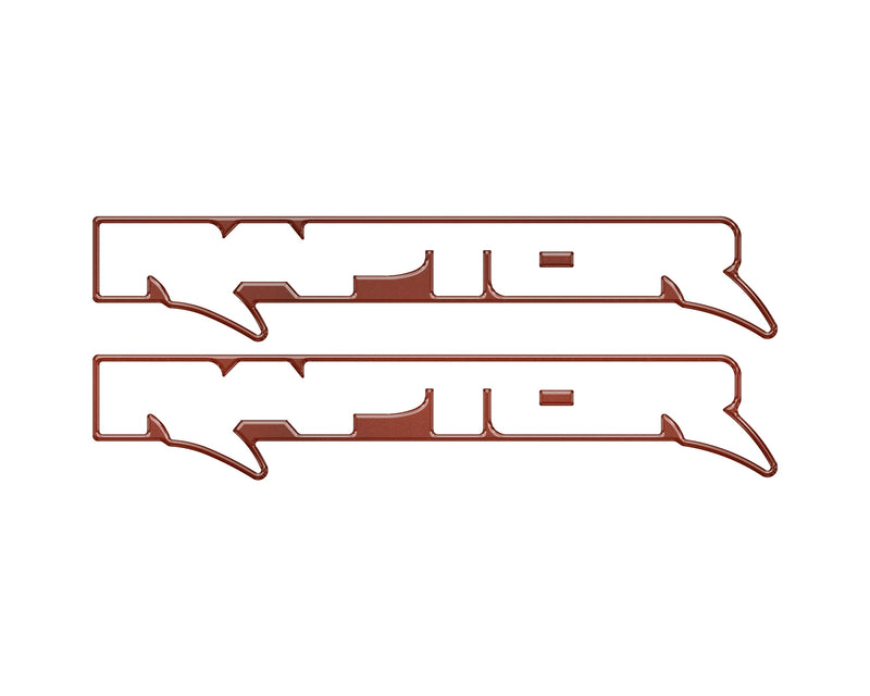 Domed Raptor Floor Mat Emblem Inserts - 2021+ Bronco Raptor