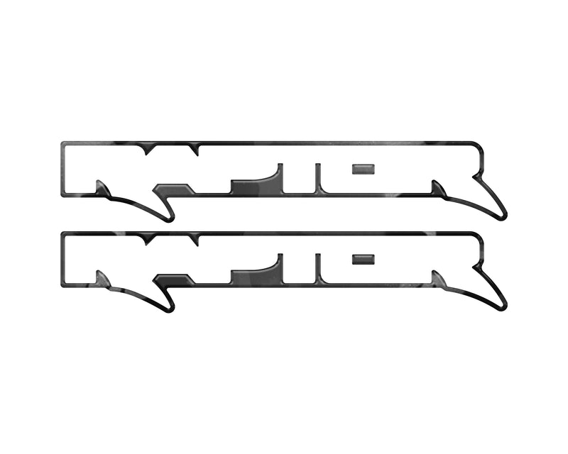 Domed Raptor Floor Mat Emblem Inserts - 2021+ Bronco Raptor