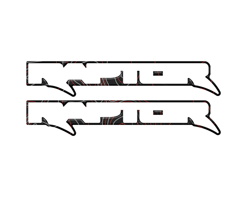 Domed Raptor Floor Mat Emblem Inserts - 2021+ Bronco Raptor