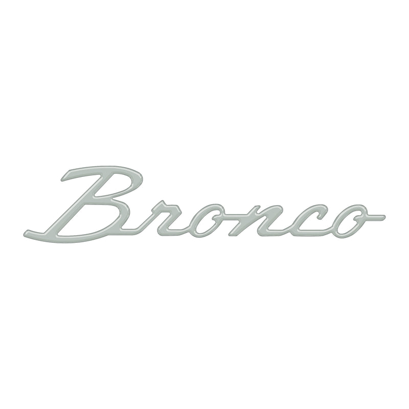 Domed Ford Bronco Script Badge Overlay - 2021+ Bronco