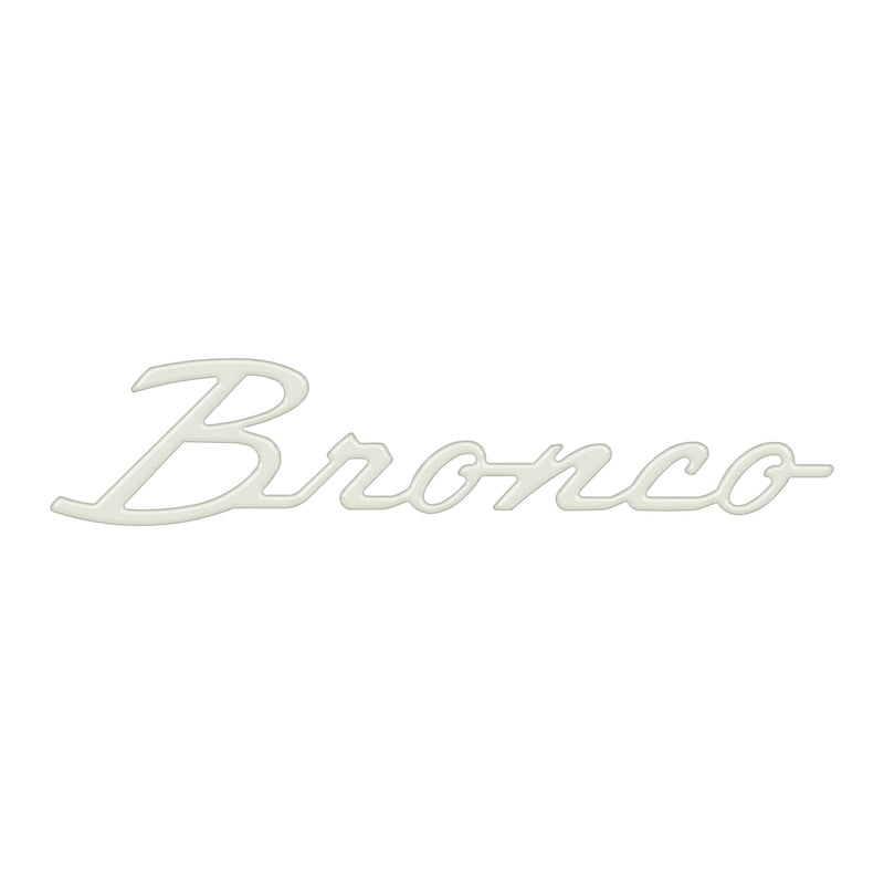 Domed Ford Bronco Script Badge Overlay - 2021+ Bronco