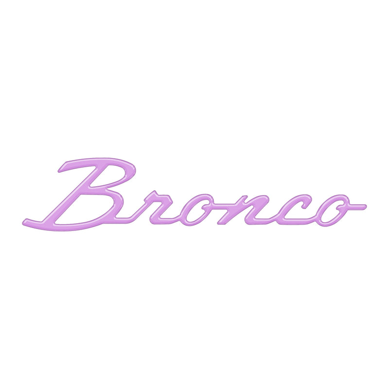 Domed Ford Bronco Script Badge Overlay - 2021+ Bronco