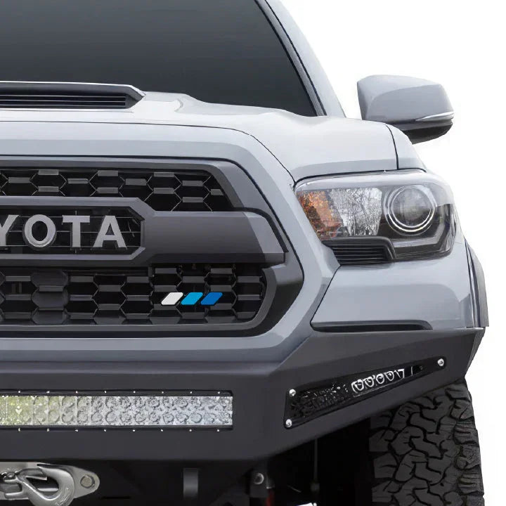 Premium Standard Tri Bar Grille Badge - 2016-2023 Tacoma / 2024+ Land Cruiser