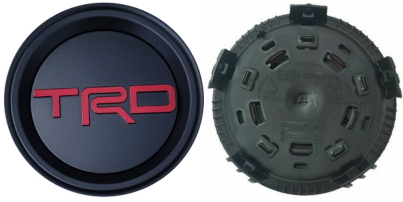 TRD OEM Matte Black Wheel Cap V2 - 2024+ Land Cruiser / Tacoma / 2025+ 4Runner