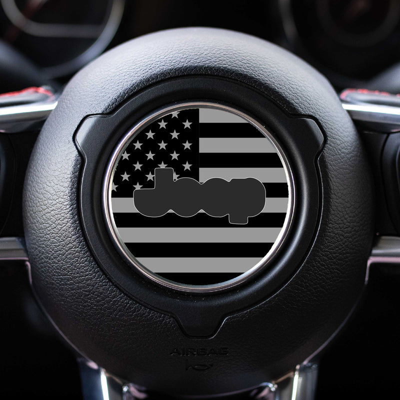 American Flag Steering Wheel Decal for Jeep - 2018+ Wrangler JL / Gladiator JT